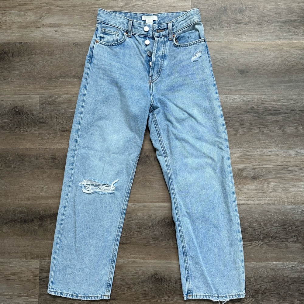 H&M High Waisted Ankle Jeans